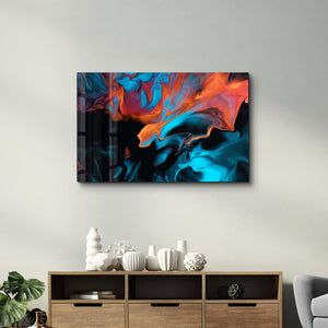 Marble Collection H16 - Day and Night | Glass Wall Art - Artdesigna