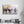 Abstract City View | Glass Wall Art - Artdesigna