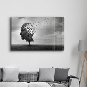 Forgetting Things | Glass Wall Art - Artdesigna