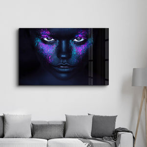 Neon Freckles | Glass Wall Art - Artdesigna