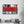 Red Thick Line | Glass Wall Art - Artdesigna