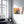 Abstract Shapes and Statue | Glass Wall Art - Artdesigna