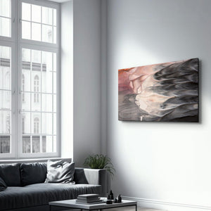 Dreamlike Flow Abstract | Glass Wall Art - Artdesigna