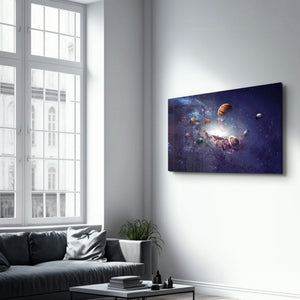 Galaxy | Glass Wall Art - Artdesigna