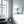 Man With Hot Air Balloon Head | Glass Wall Art - Artdesigna
