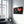 Red And Green Leafs | Glass Wall Art - Artdesigna