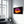 Neon Lip | Glass Wall Art - Artdesigna
