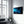 Blue Smoke | Glass Wall Art - Artdesigna