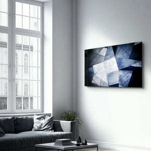 Geometric Architecture | Glass Wall Art - Artdesigna