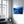 Blue Dock | Glass Wall Art - Artdesigna