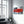 Red Thick Line | Glass Wall Art - Artdesigna