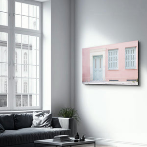 Closed Door and Windows | Glass Wall Art - Artdesigna