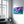 Purple and Blue Smokes | Glass Wall Art - Artdesigna
