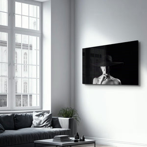 Stop Talking | Glass Wall Art - Artdesigna