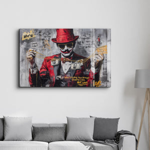 İpleriniz Kimin Elinde? - Cam Duvar Tablosu