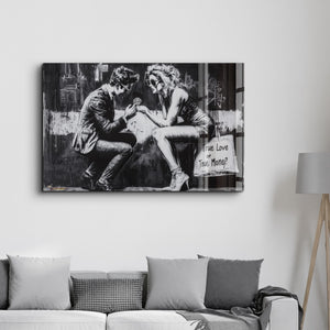 Gerçek Aşk mı, Gerçek Para mı? - Cam Duvar Tablosu