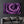 Purple Rose V2 | Glass Wall Art - Artdesigna