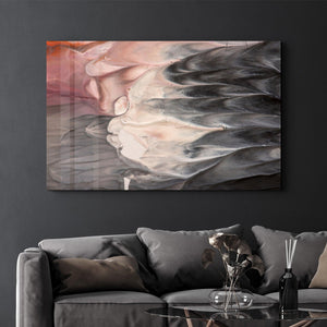 Dreamlike Flow Abstract | Glass Wall Art - Artdesigna