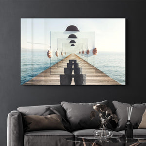 Loop | Glass Wall Art - Artdesigna