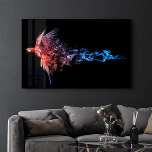 Parrot | Glass Wall Art - Artdesigna