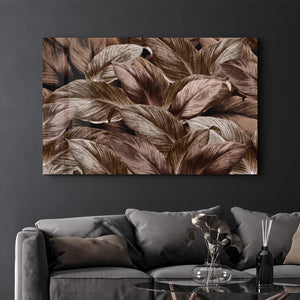 Tropical Leaf | Glass Wall Art - Artdesigna