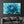Cerulean Bloom| Glass Wall Art - Artdesigna