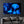 Blue Jellyfish | Glass Wall Art - Artdesigna