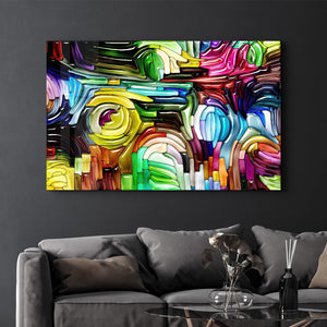 Mosaica1 | Designer's Collection Glass Wall Art - Artdesigna