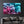 Pink and Blue Smokes | Glass Wall Art - Artdesigna