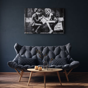 Gerçek Aşk mı, Gerçek Para mı? - Cam Duvar Tablosu