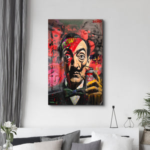 Glass wall art by Artdesigna titled "The World is Yours" featuring vibrant glass design by Mr. Pablo Costa.