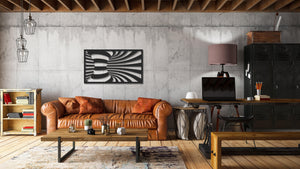 ・"Spiral L"・Premium Metal Wall Art - Limited Edition - ArtDesigna Glass Printing Wall Art