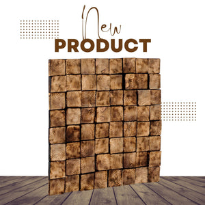 Smoked Brown Wall Sculpture | Premium Wood Handmade Wall Sculpture - Artdesigna