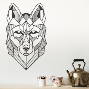 ・"Wolf Head"・Premium Metal Wall Art - Limited Edition - ArtDesigna Glass Printing Wall Art