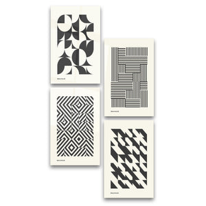 ."Bauhaus 3 Quadro". Contemporary Gallery Collection Glass Wall Art - ArtDesigna Glass Printing Wall Art